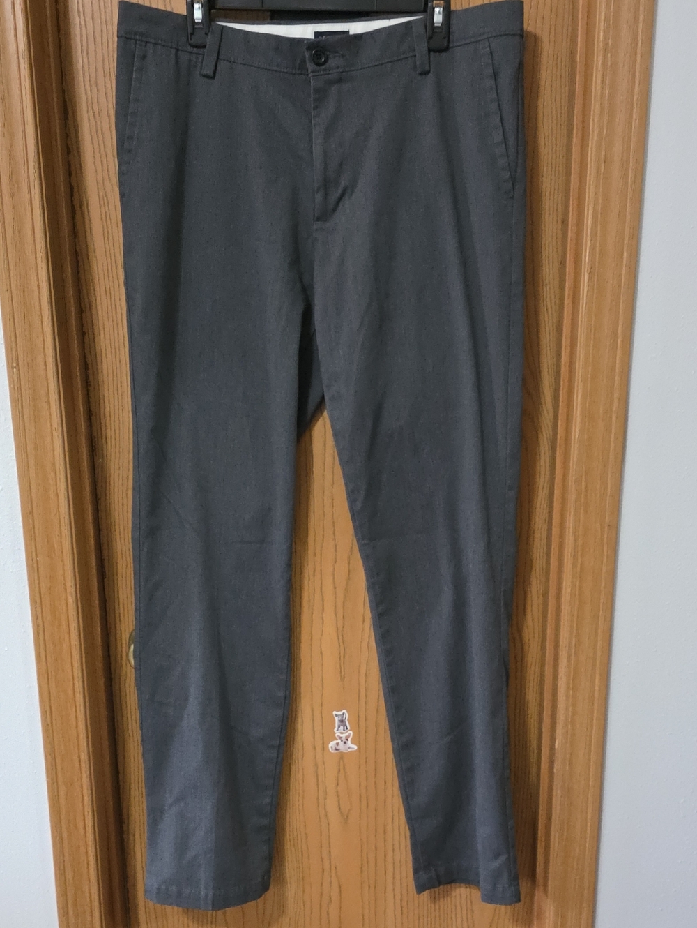 Dockers Men's Charcoal Gray Chinos